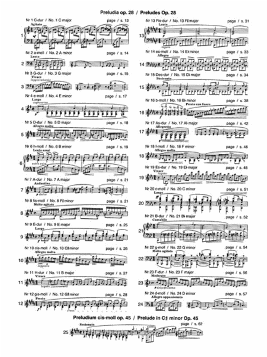 Preludes Piano Solo scores gallery preview page 2