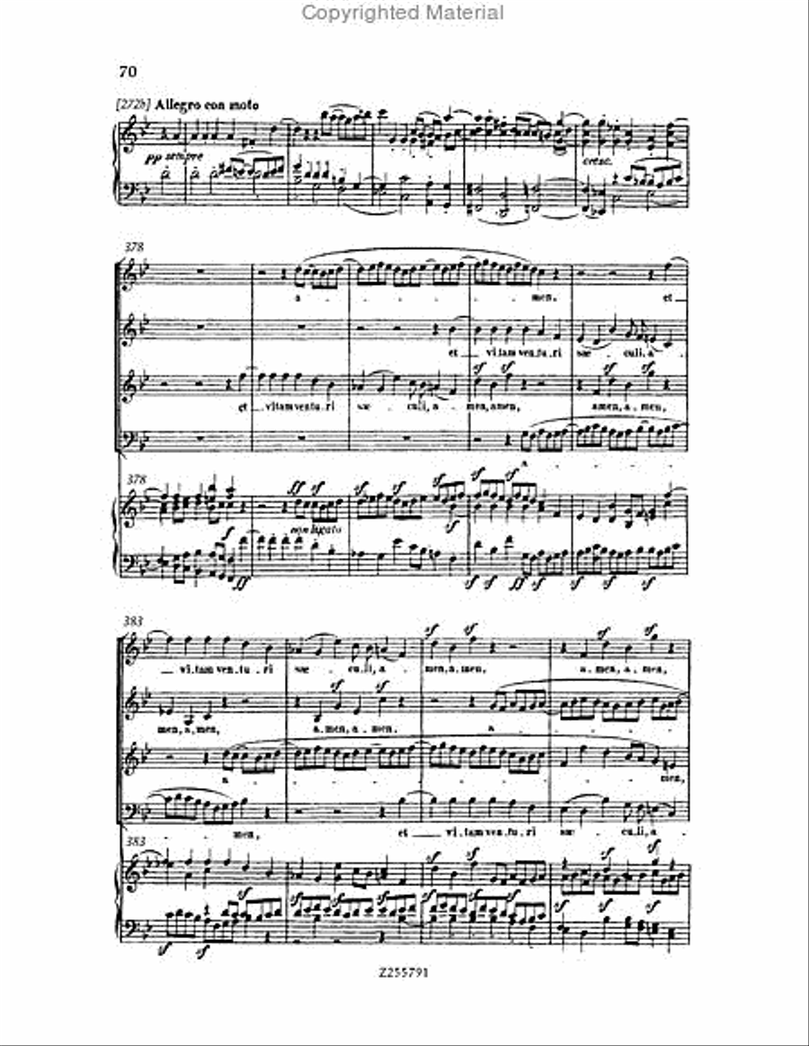 Missa Solemnis, Op.123 Choir scores gallery preview page 70