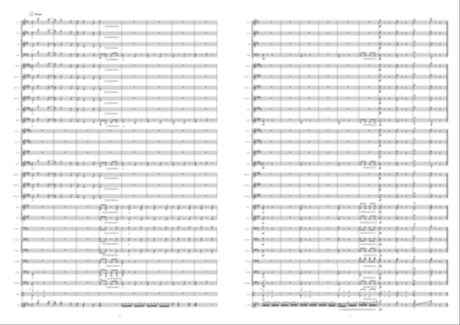 Czardas For Xylophone Concert Band scores gallery preview page 11