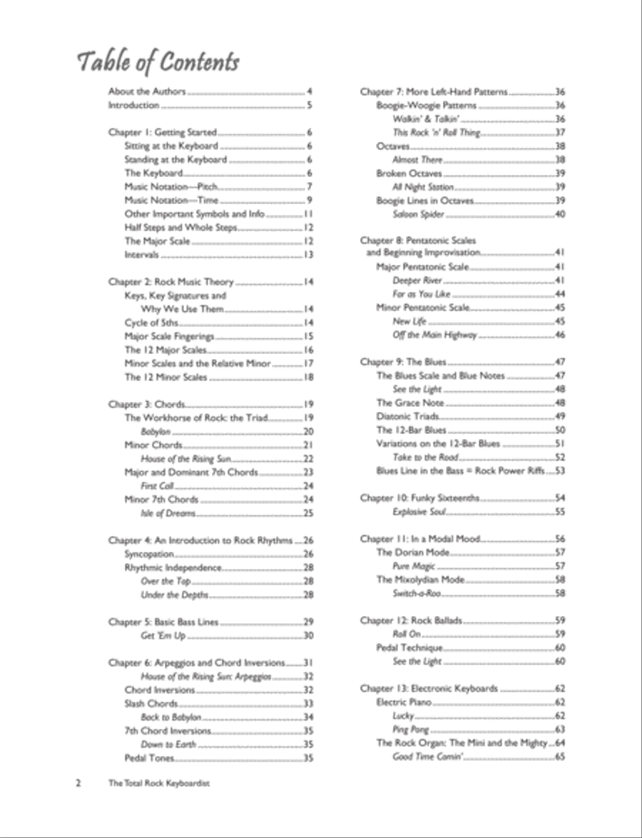 The Total Rock Keyboardist Piano scores gallery preview page 2