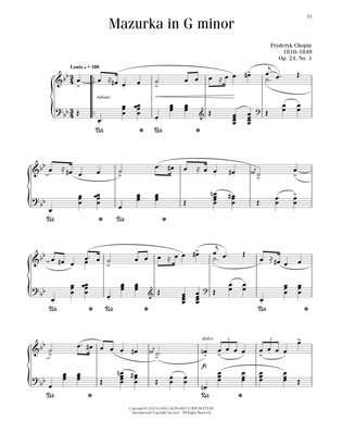 Book cover for Mazurka, Op. 24, No. 1