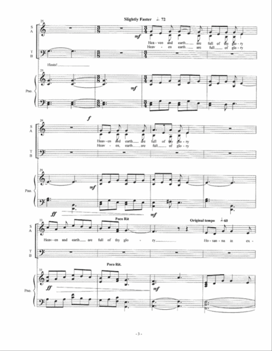 Sanctus 4-Part scores gallery preview page 4