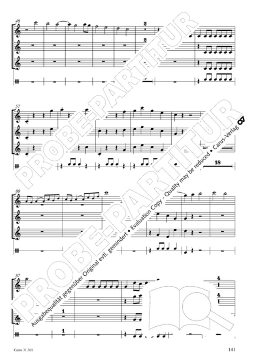Bach for Brass 1: Cantatas I Voice scores gallery preview page 150