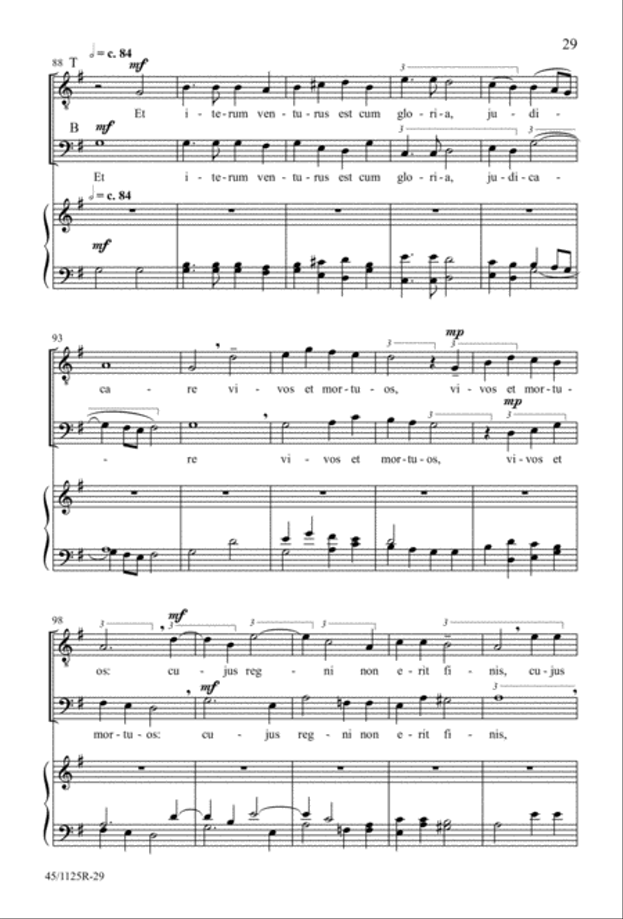 Missa super Dixit Maria Missa super Dixit Maria 4-Part scores gallery preview page 31