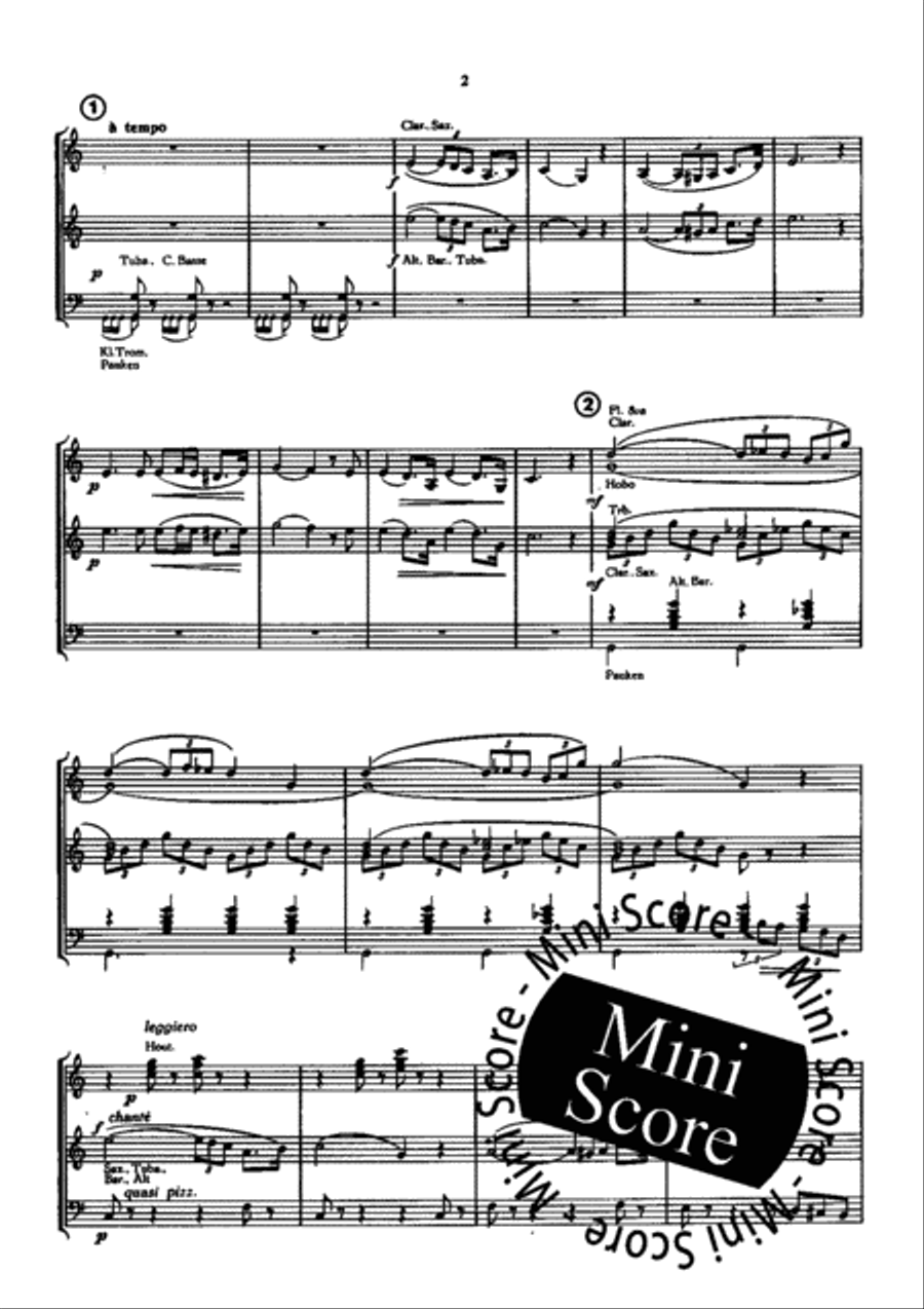 Ouverture de Concert Ouverture de Concert Concert Band scores gallery preview page 5