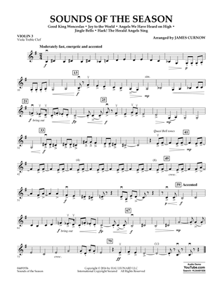 Sounds of the Season - Violin 3 (Viola Treble Clef)