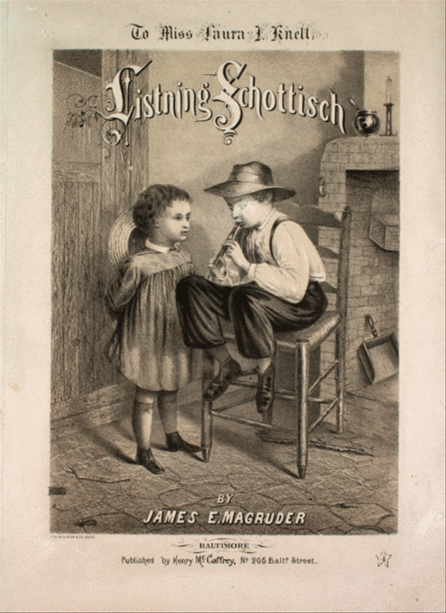 Listning Schottisch Piano Solo scores gallery preview page 1