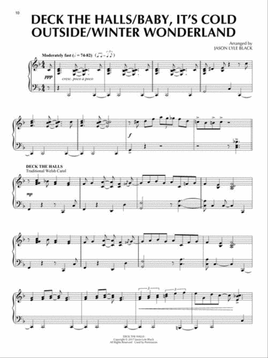 Christmas Medleys for Piano Solo Piano Solo scores gallery preview page 6