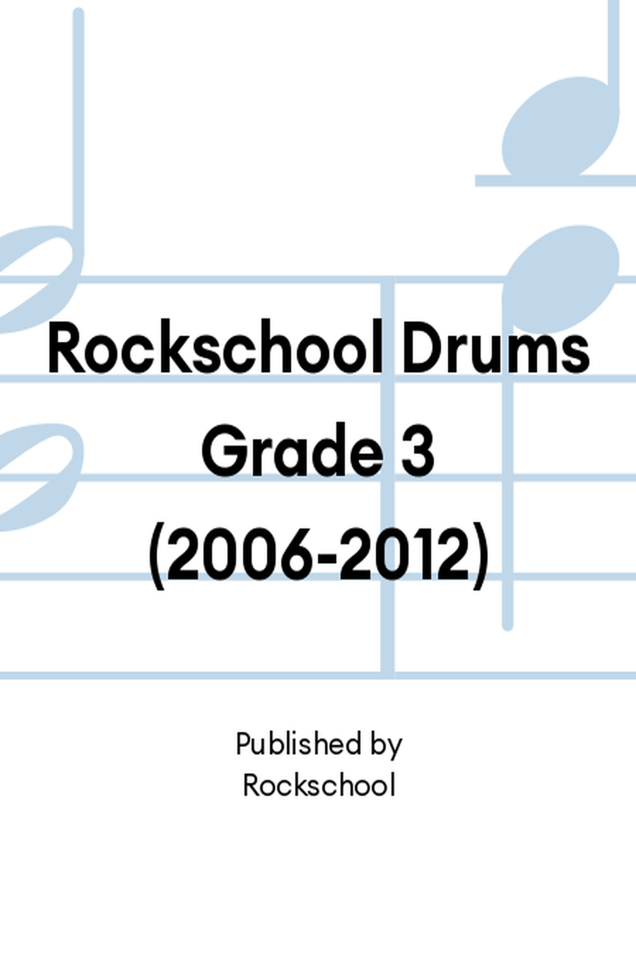 Rockschool Drums Grade 3 (2006-2012) Drums scores gallery preview page 1
