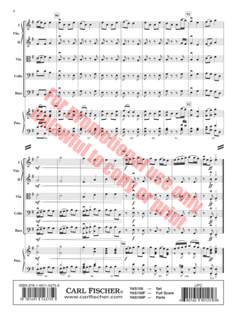 Dorian Dialogue String Orchestra scores gallery preview page 9