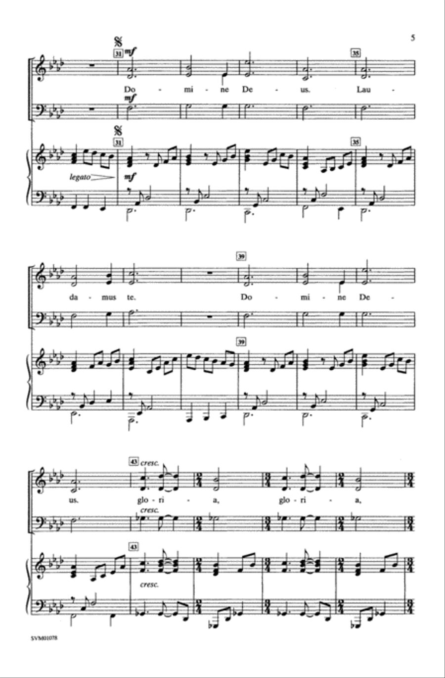 Gloria! Choir scores gallery preview page 3