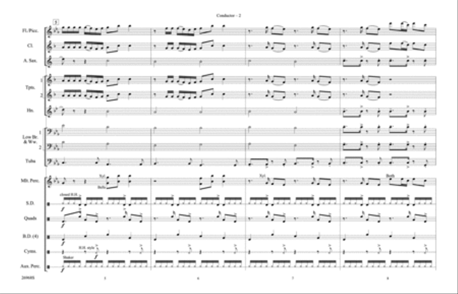 Shorties #13 Marching Band scores gallery preview page 3