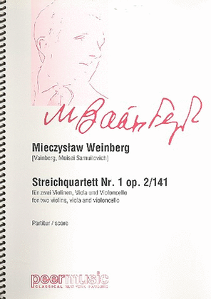 Book cover for Streichquartett Nr. 1 op. 2/141