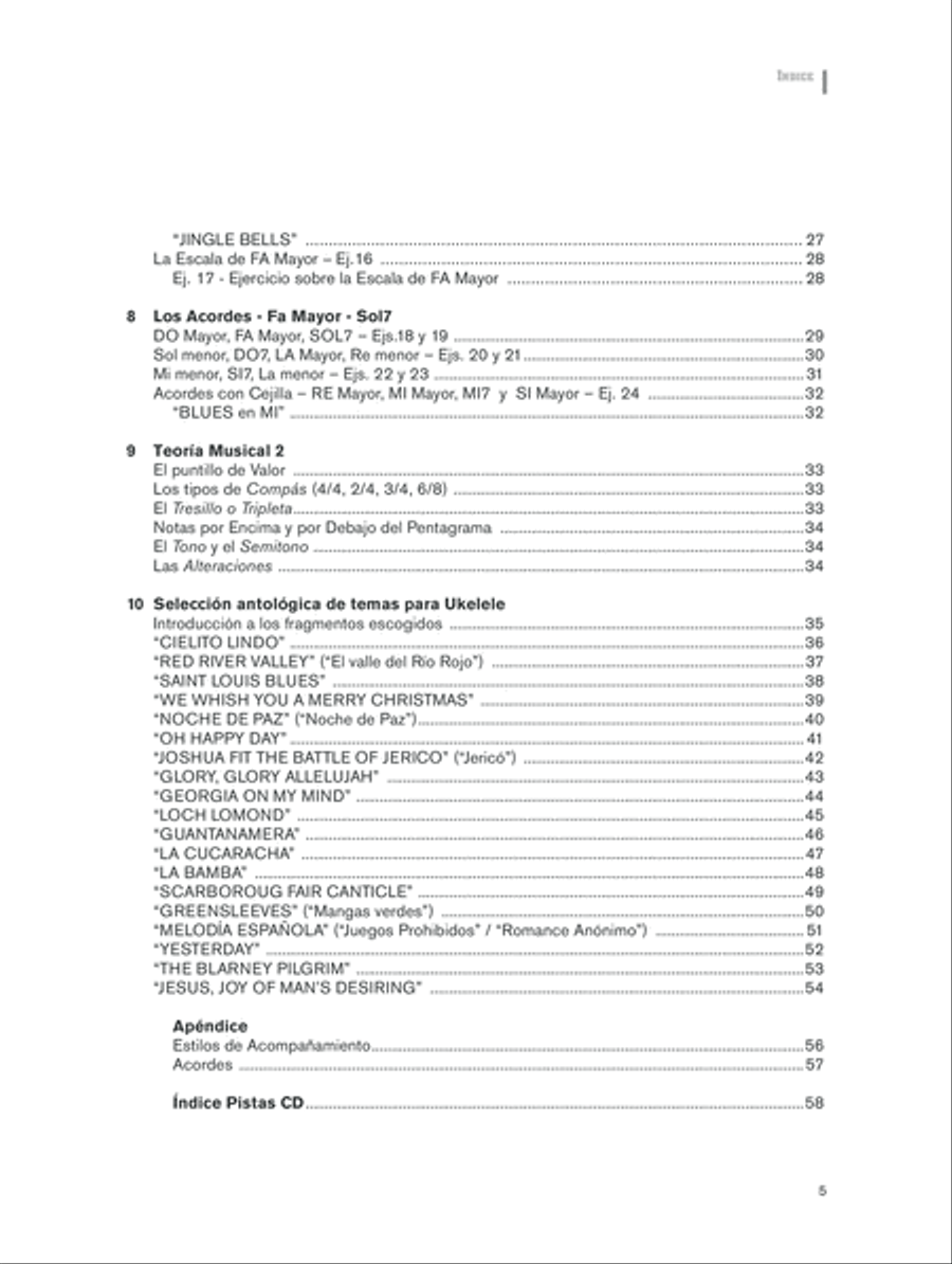 Aprende a Tocar el Ukelele Ukulele scores gallery preview page 12