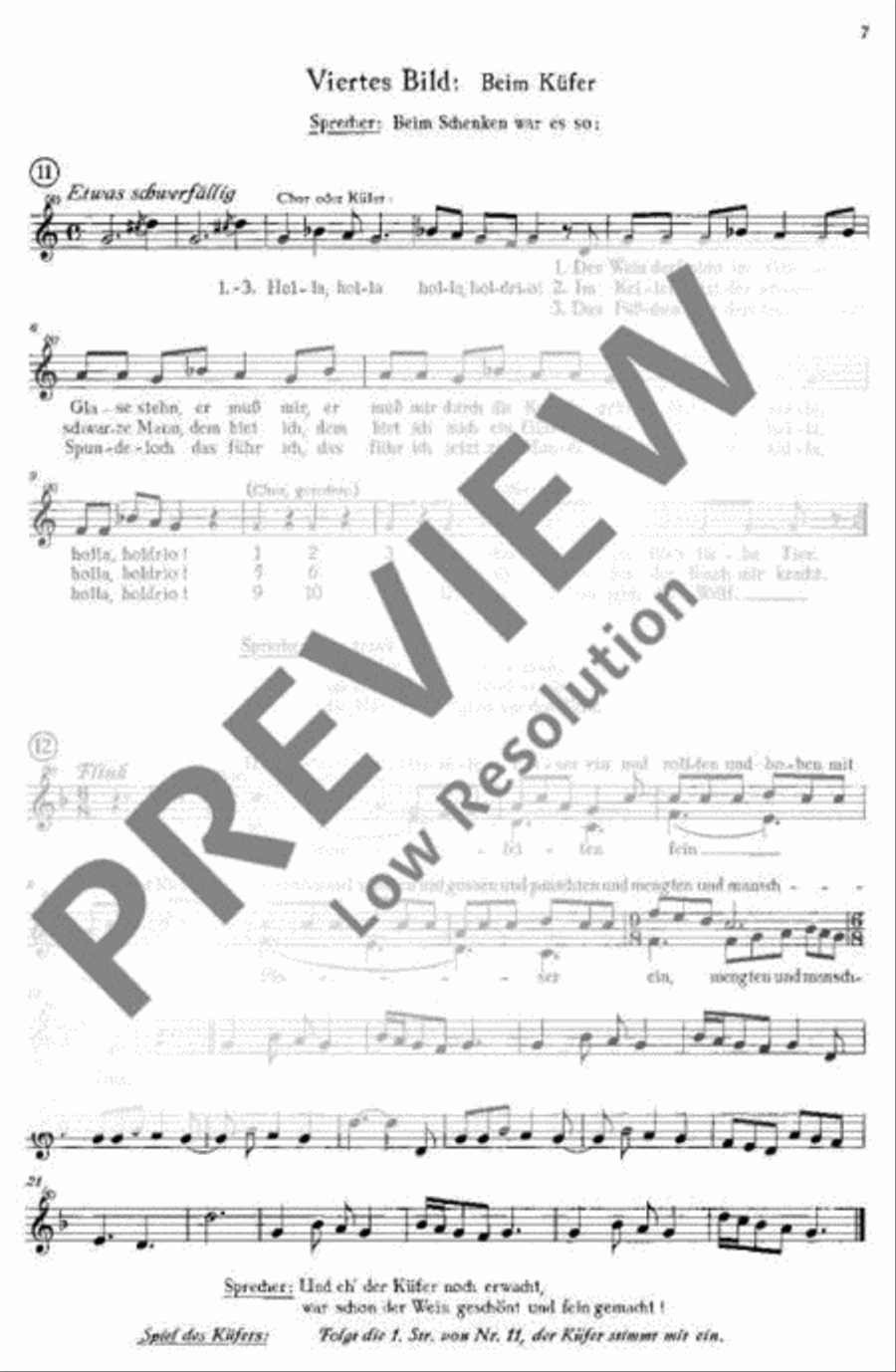 Die Heinzelmännchen Die Heinzelmännchen Children's Choir scores gallery preview page 8