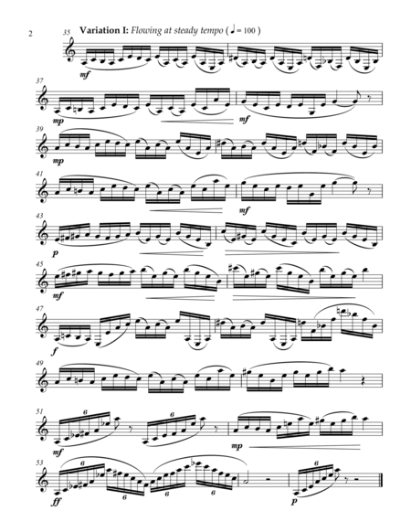 Variations on Grieg's "In the Hall of the Mountain King" for solo clarinet image number null