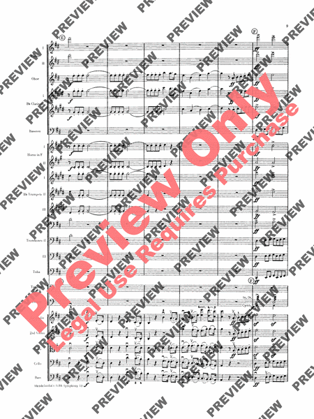 Mendelssohn's 5th Symphony Reformation, 4th Movement image number null