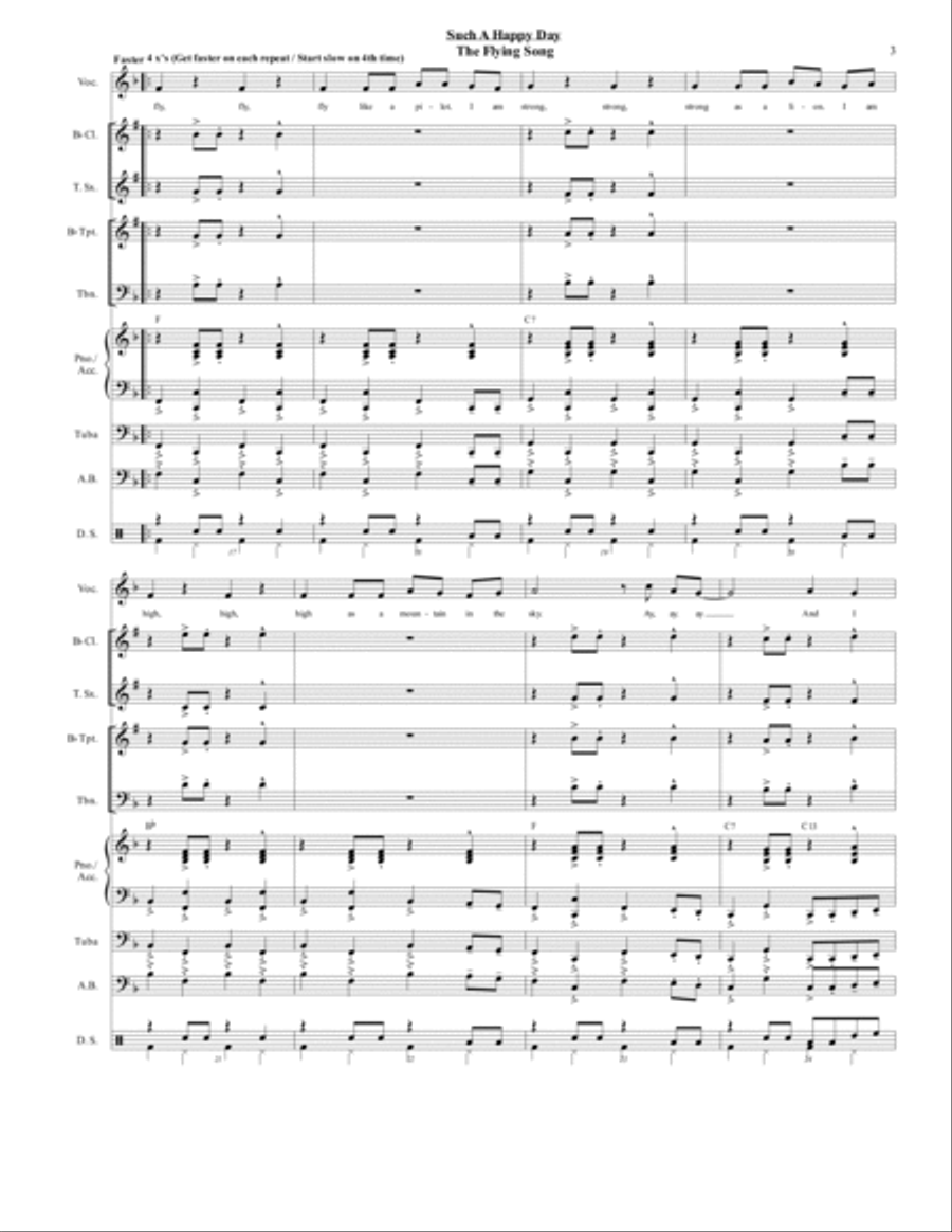 So Ein Schoener Tag Large Ensemble scores gallery preview page 4