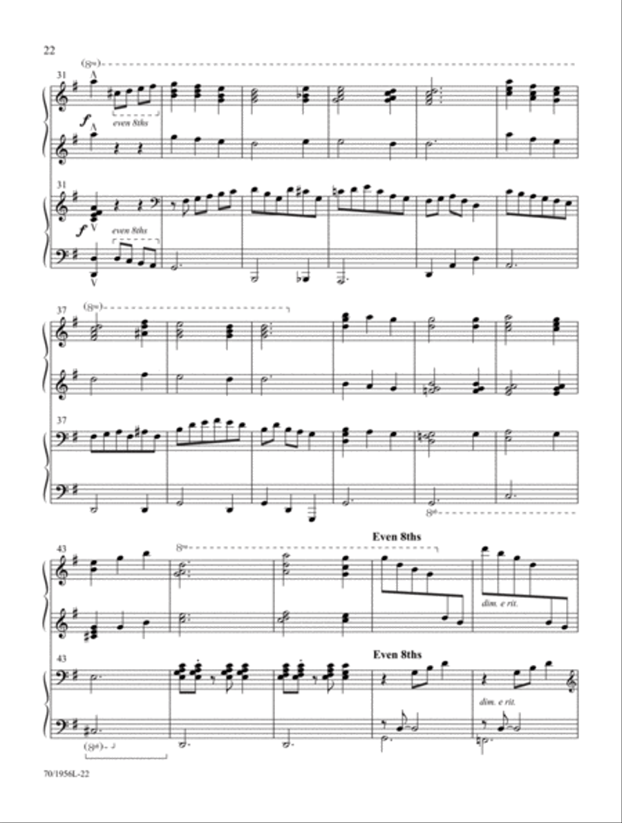 Praises and Prayers Praises and Prayers Piano Duet scores gallery preview page 16