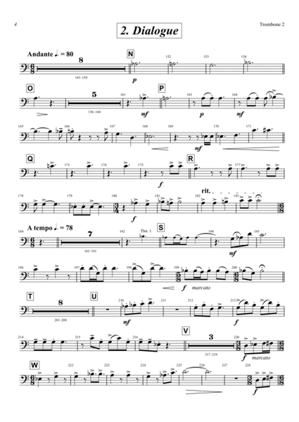 Conflusion - Suite - Wind Ensemble - Trombone 2