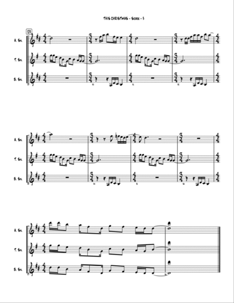 This Christmas Woodwind Trio scores gallery preview page 4