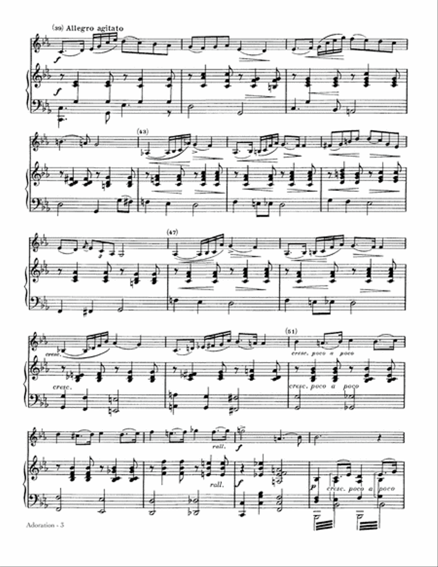 Adoration (arr. Clair W. Johnson) School and Community scores gallery preview page 3
