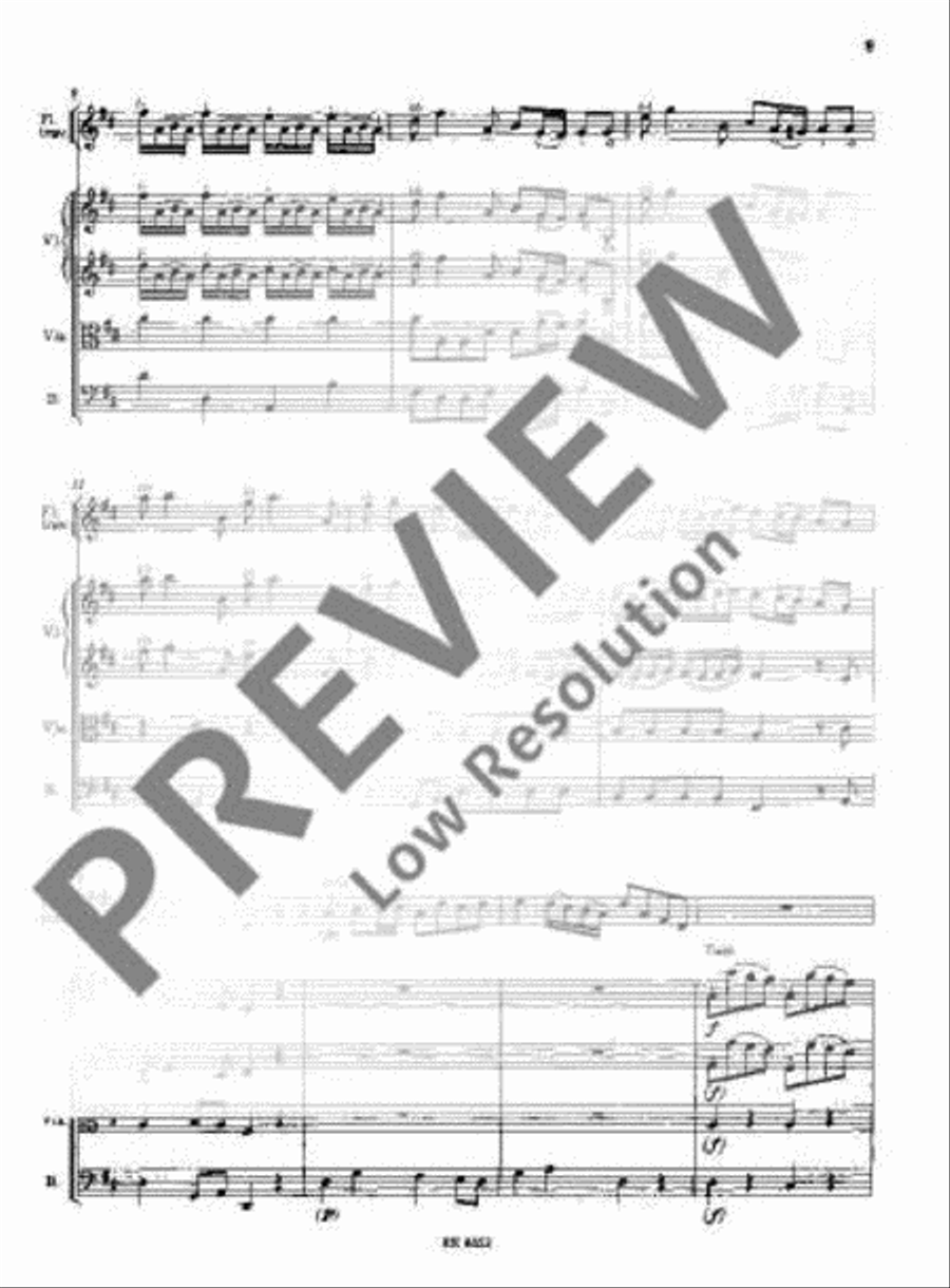 Concerto D major Concerto D major String Orchestra scores gallery preview page 12