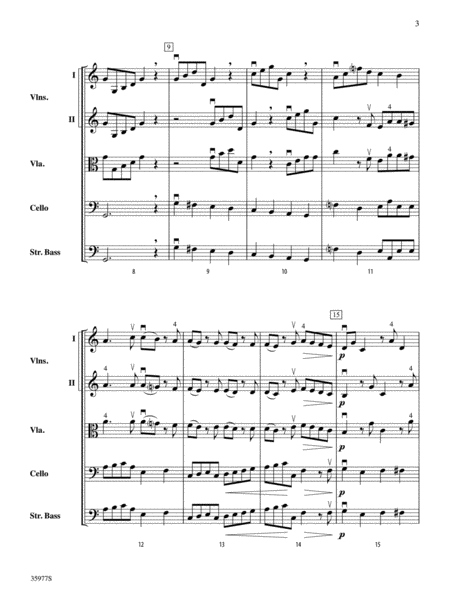Preludio and Allegro: Score