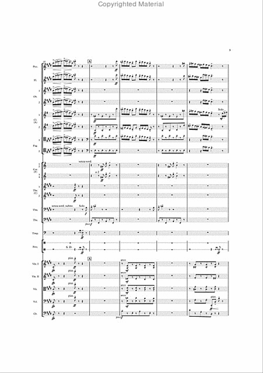 Facade: First and Second Suites for Orchestra Orchestra scores gallery preview page 4
