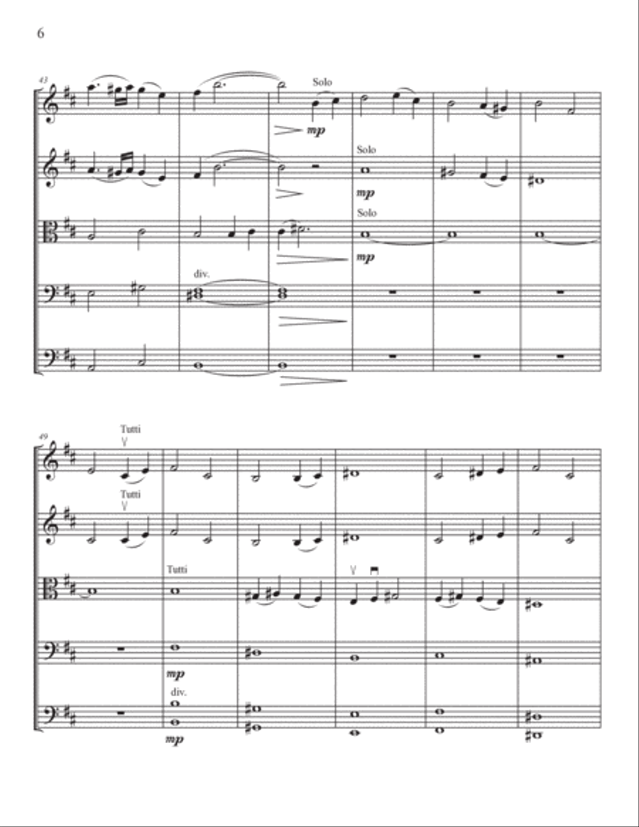 Southampton String Orchestra scores gallery preview page 6