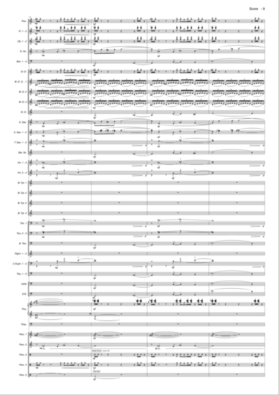 Goliardi Concert Band scores gallery preview page 4