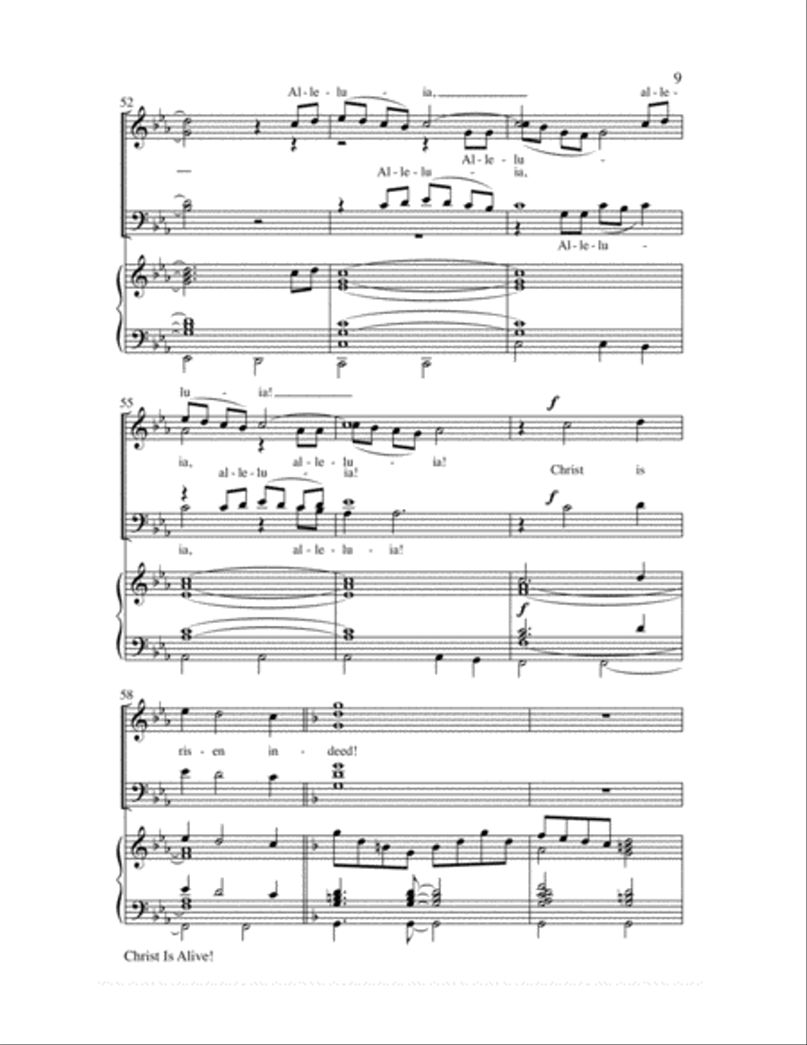 Christ Is Alive! Christ Is Alive! Choir scores gallery preview page 8