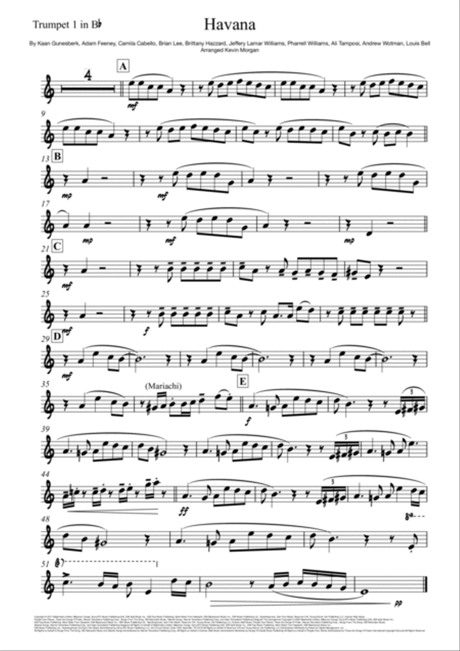 Havana Brass Ensemble scores gallery preview page 3