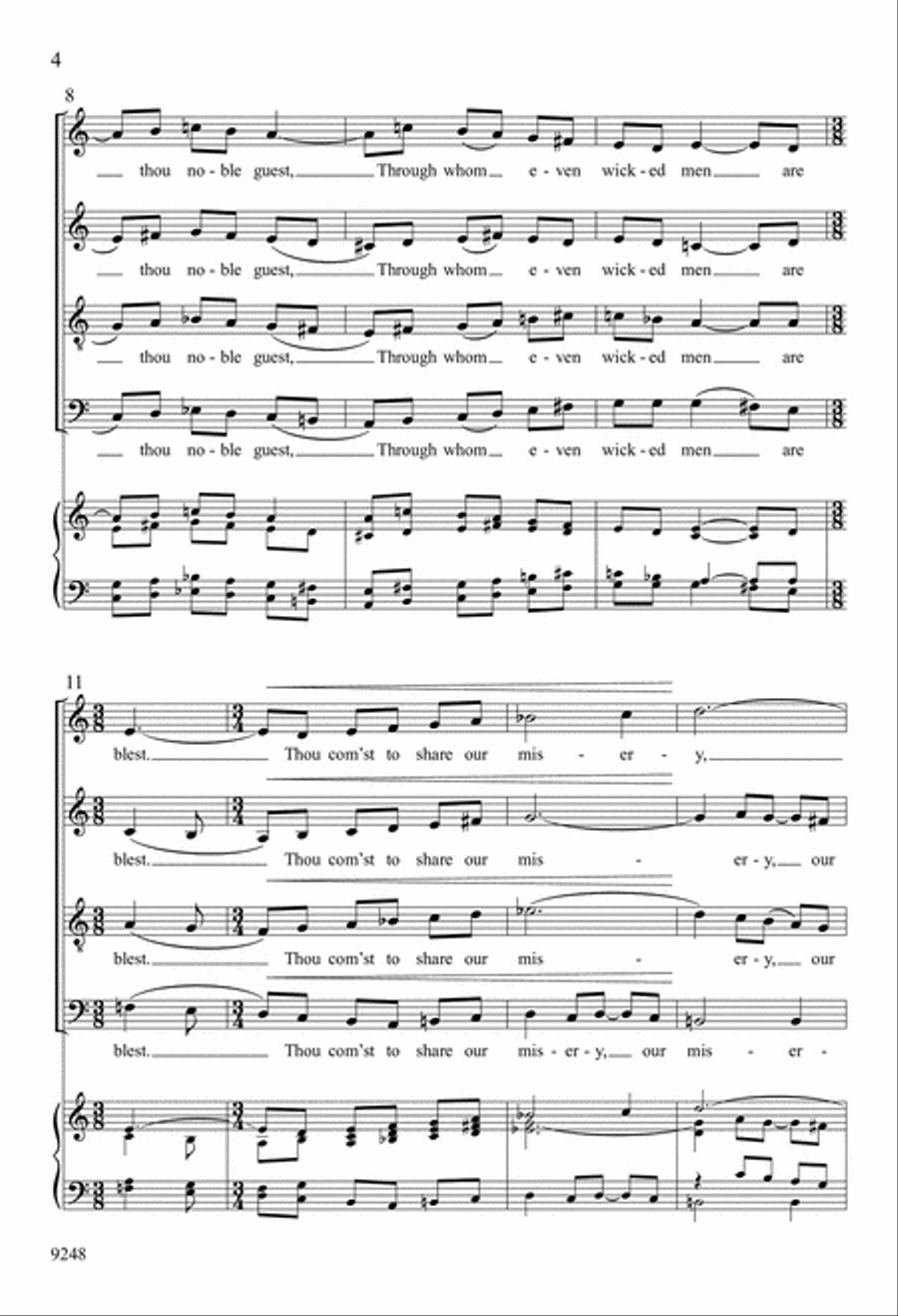 A Quiet Chamber 4-Part scores gallery preview page 4