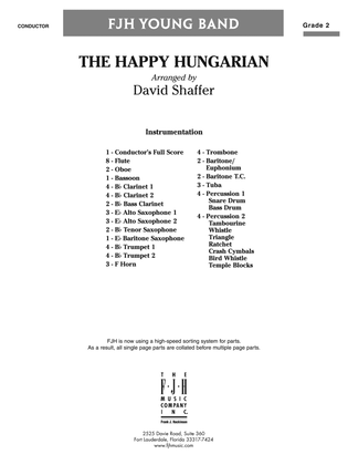 The Happy Hungarian: Score
