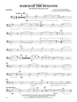 March of the Penguins, Opening Theme from (The Harshest Place on Earth): Bassoon