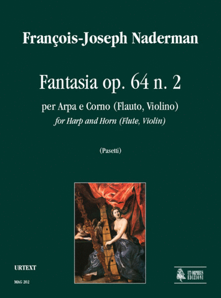 Fantasia Op. 64 No. 2 for Harp and Horn (Flute, Violin)