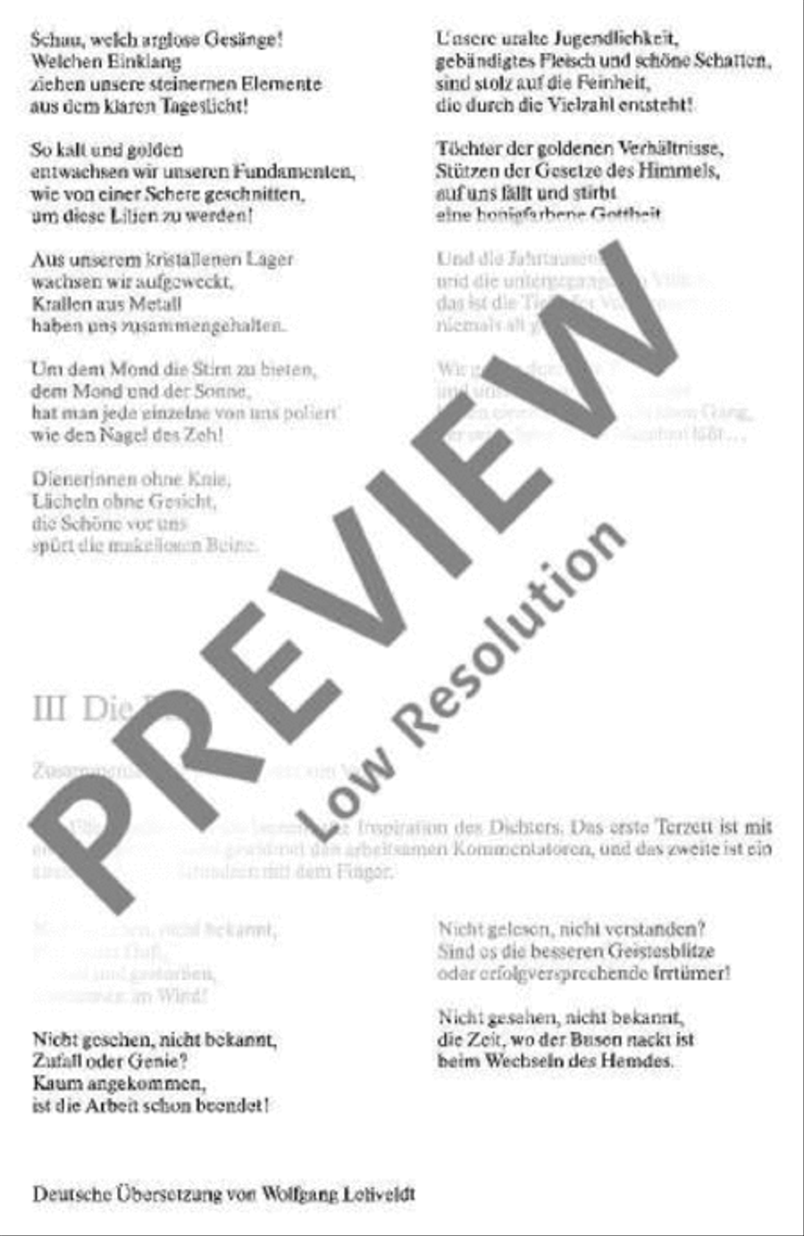 Trois Poèmes de Paul Valéry SSAATTBB scores gallery preview page 7
