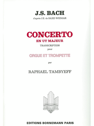 Book cover for Bach Js Tambyeff Concerto In C Major Trumpet & Organ Book