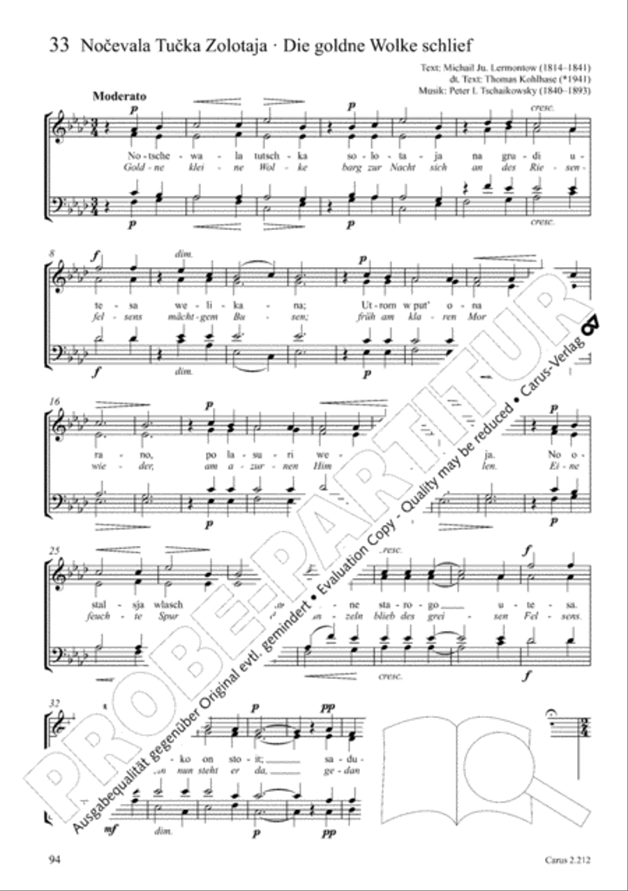 Love songs. Choral collection with CD 4-Part scores gallery preview page 79