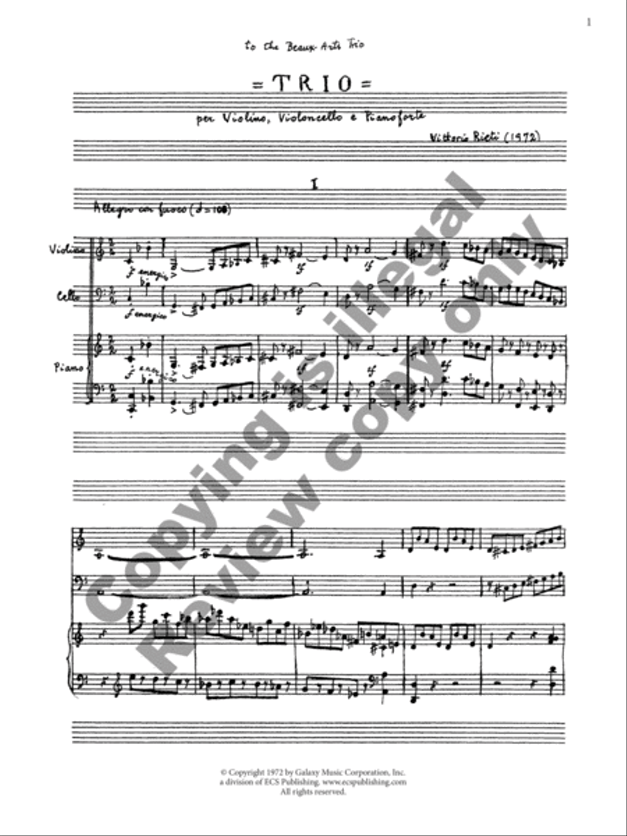 Trio Trio Piano Trio scores gallery preview page 3