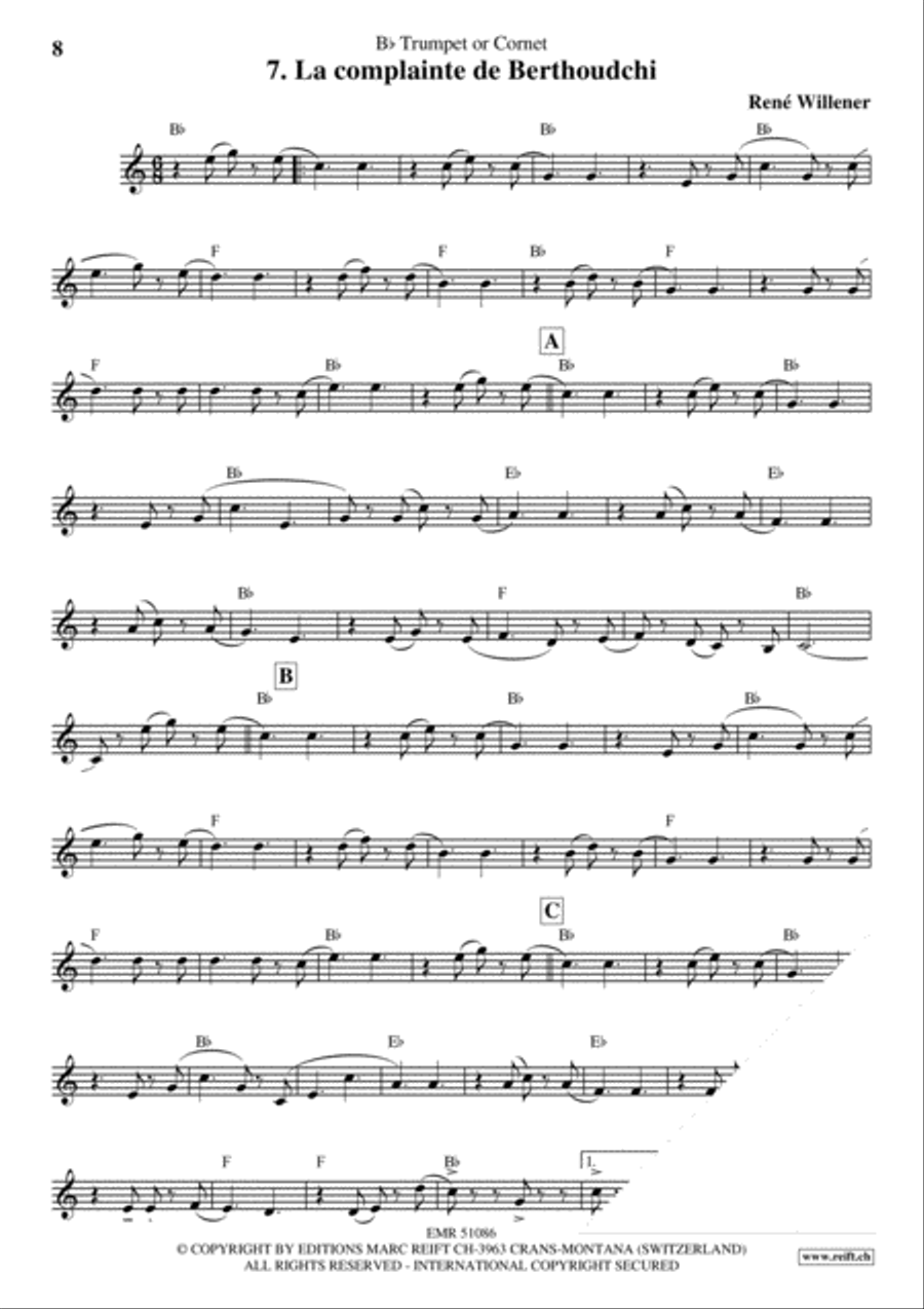 La Fete au Chalet Volume 1 Cornet scores gallery preview page 9