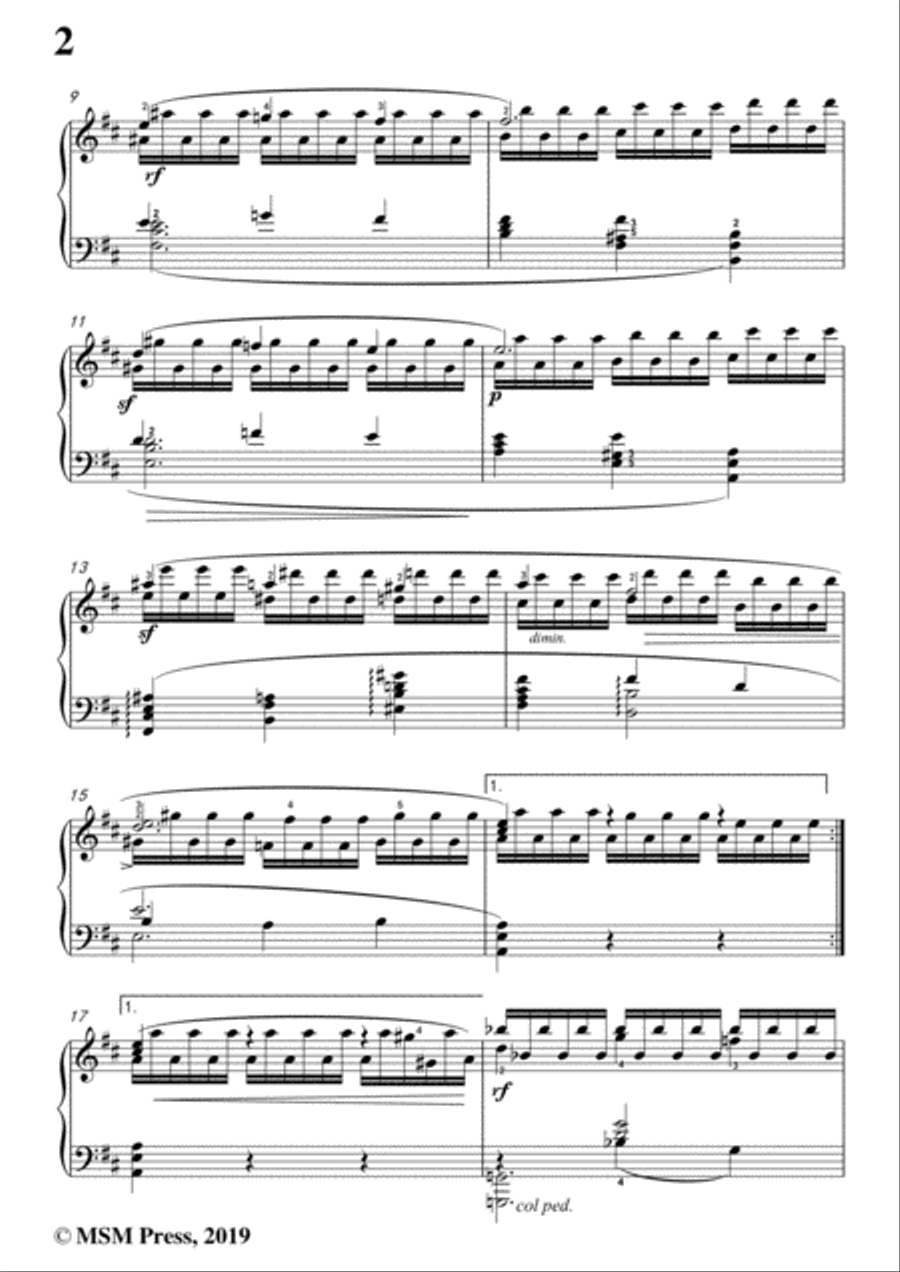 Czerny-The Art of Finger Dexterity,Op.740 No.27,for Piano image number null