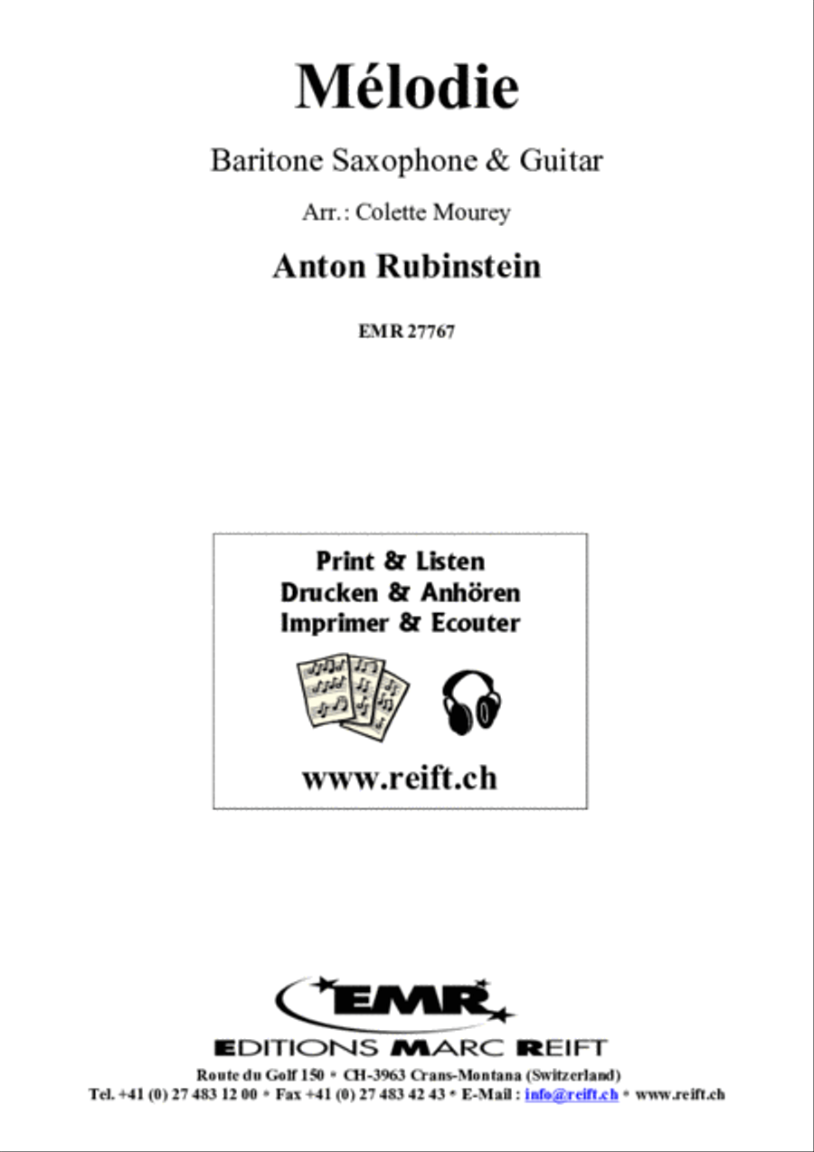 Melodie Baritone Saxophone scores gallery preview page 2