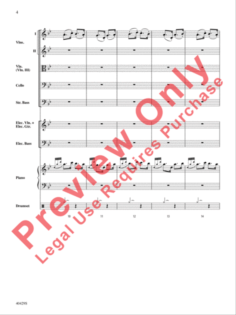 Wish Liszt Wish Liszt String Orchestra scores gallery preview page 5