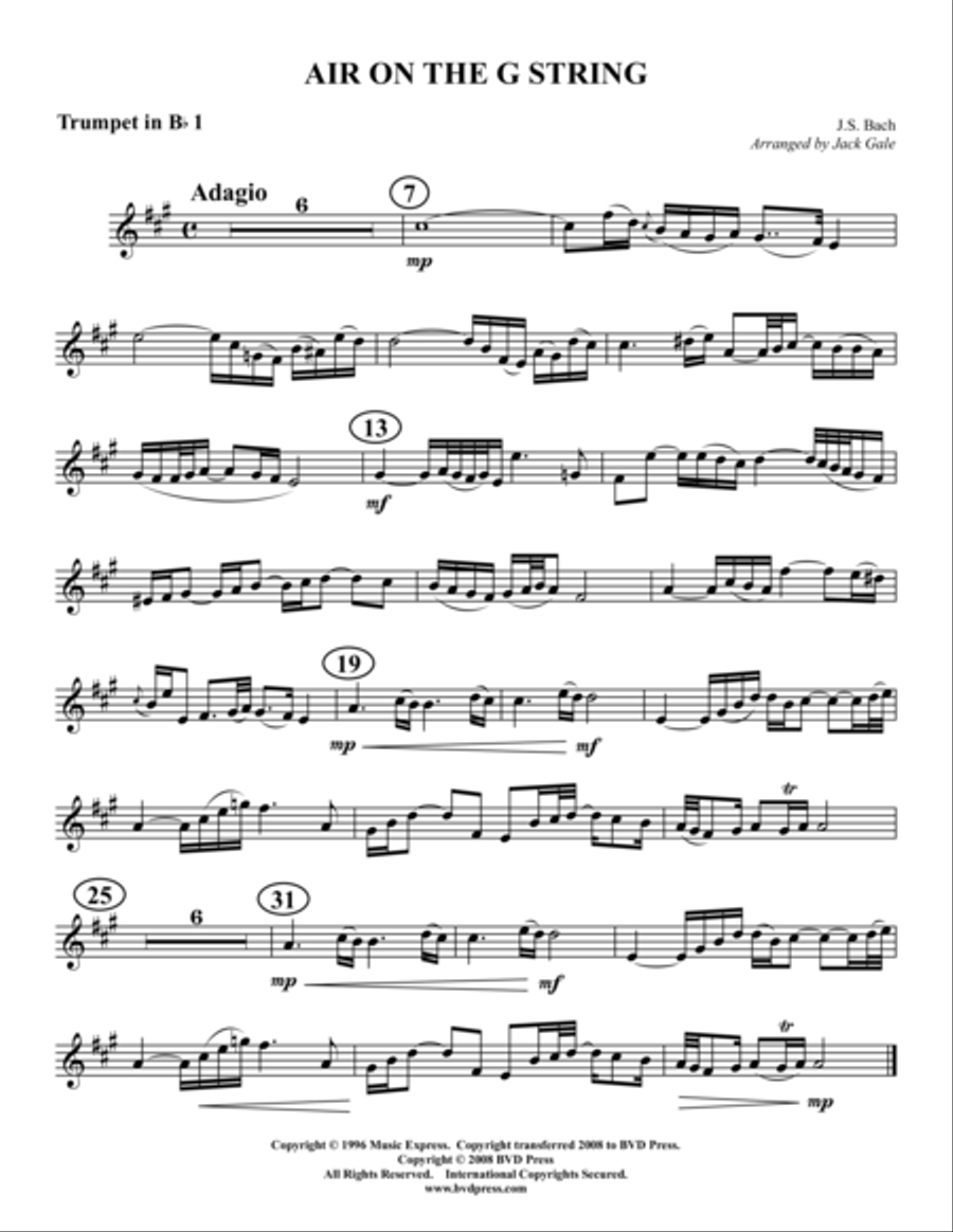 Ceremonial Music for Brass Quintet Brass Quintet scores gallery preview page 1
