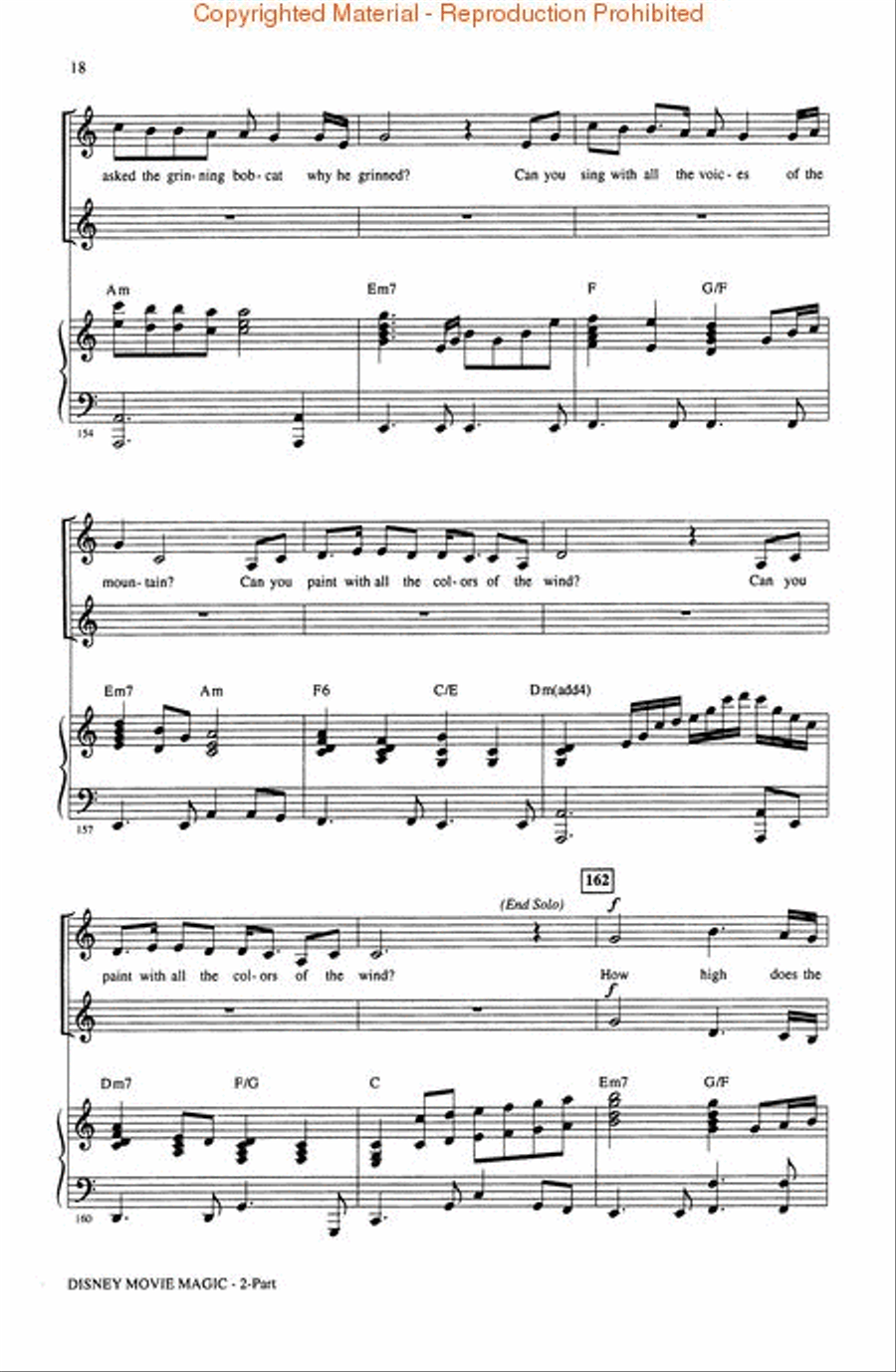 Disney Movie Magic (Medley) 2-Part scores gallery preview page 3