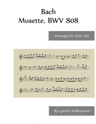 Musette, BWV 808 - Flute Solo