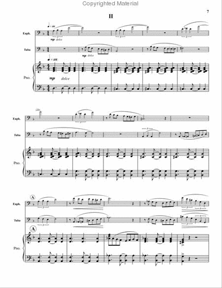 Suite for Euphonium, and Tuba Brass Duet scores gallery preview page 3