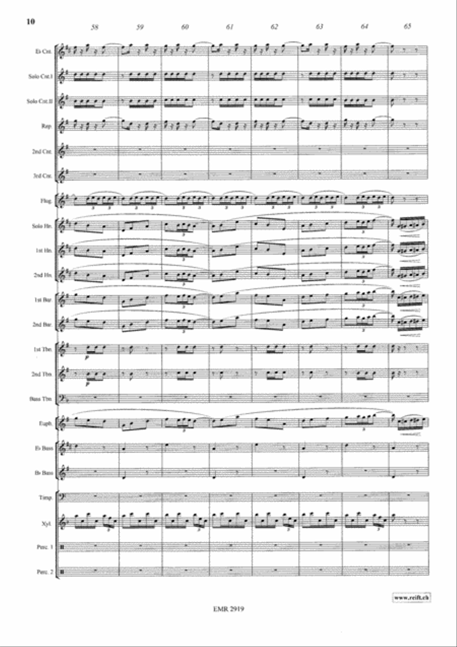 Espana Espana Brass Band scores gallery preview page 11